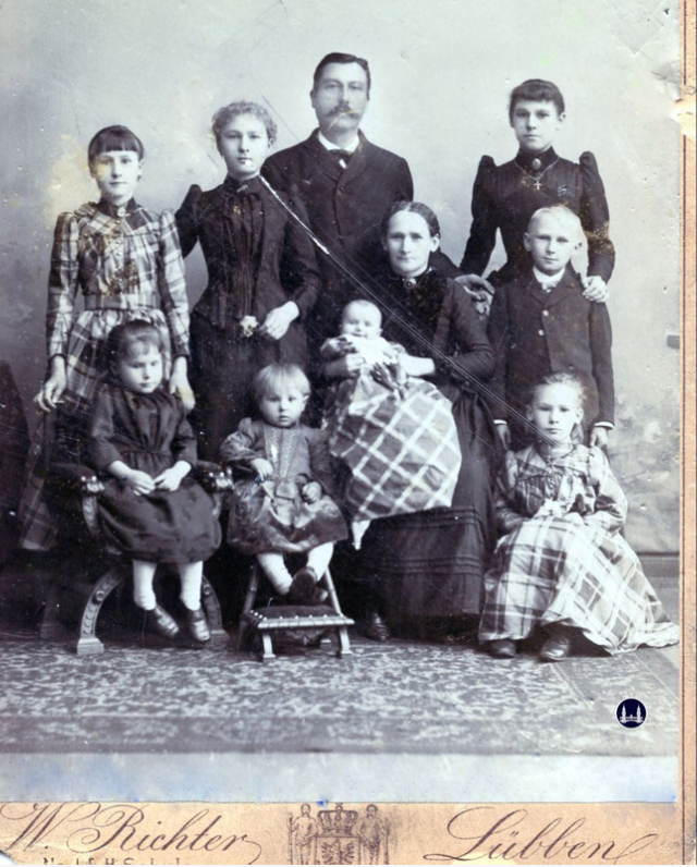Martha Ewald and family